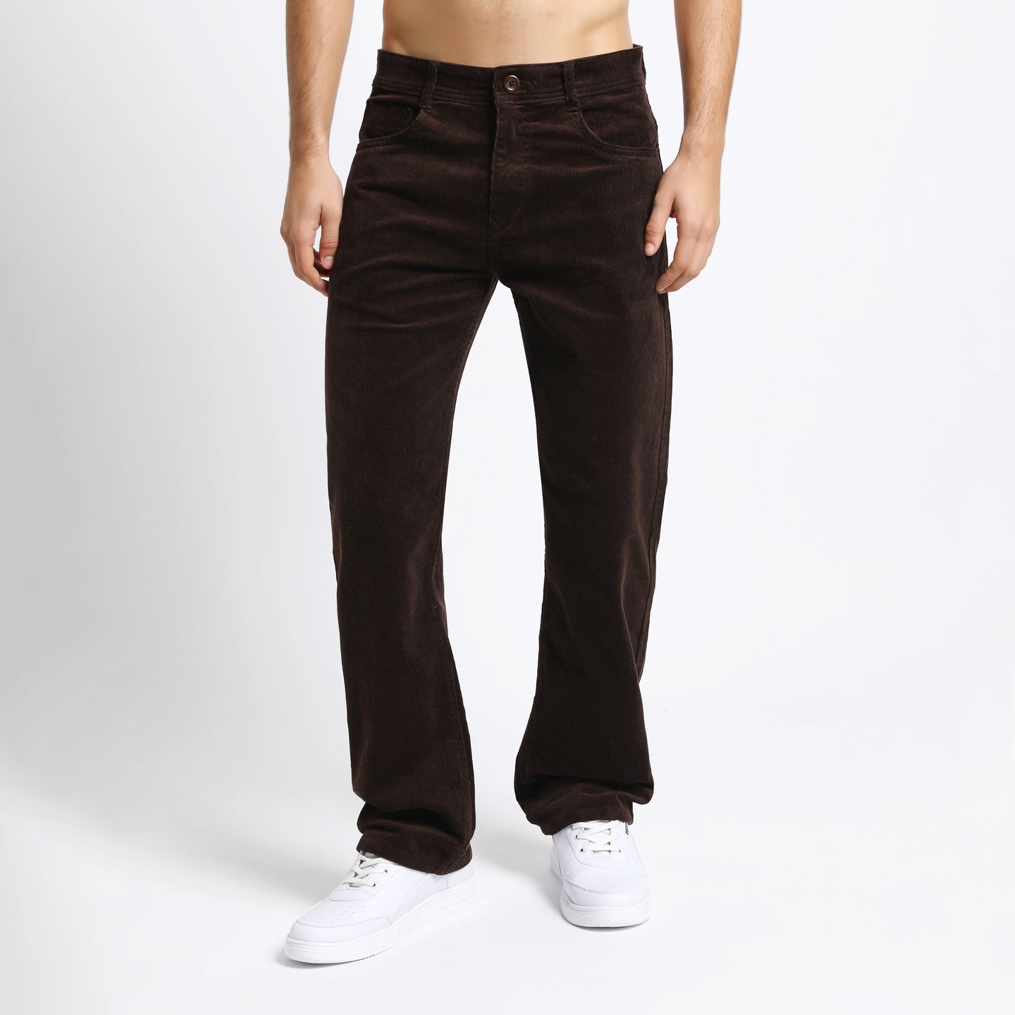 BRANDY COFFEE CORDUROY PANTS 4770-8